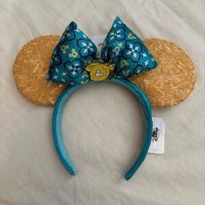 NWT Limoncello Epcot Italy Saluti! Minnie Ears sequined headband